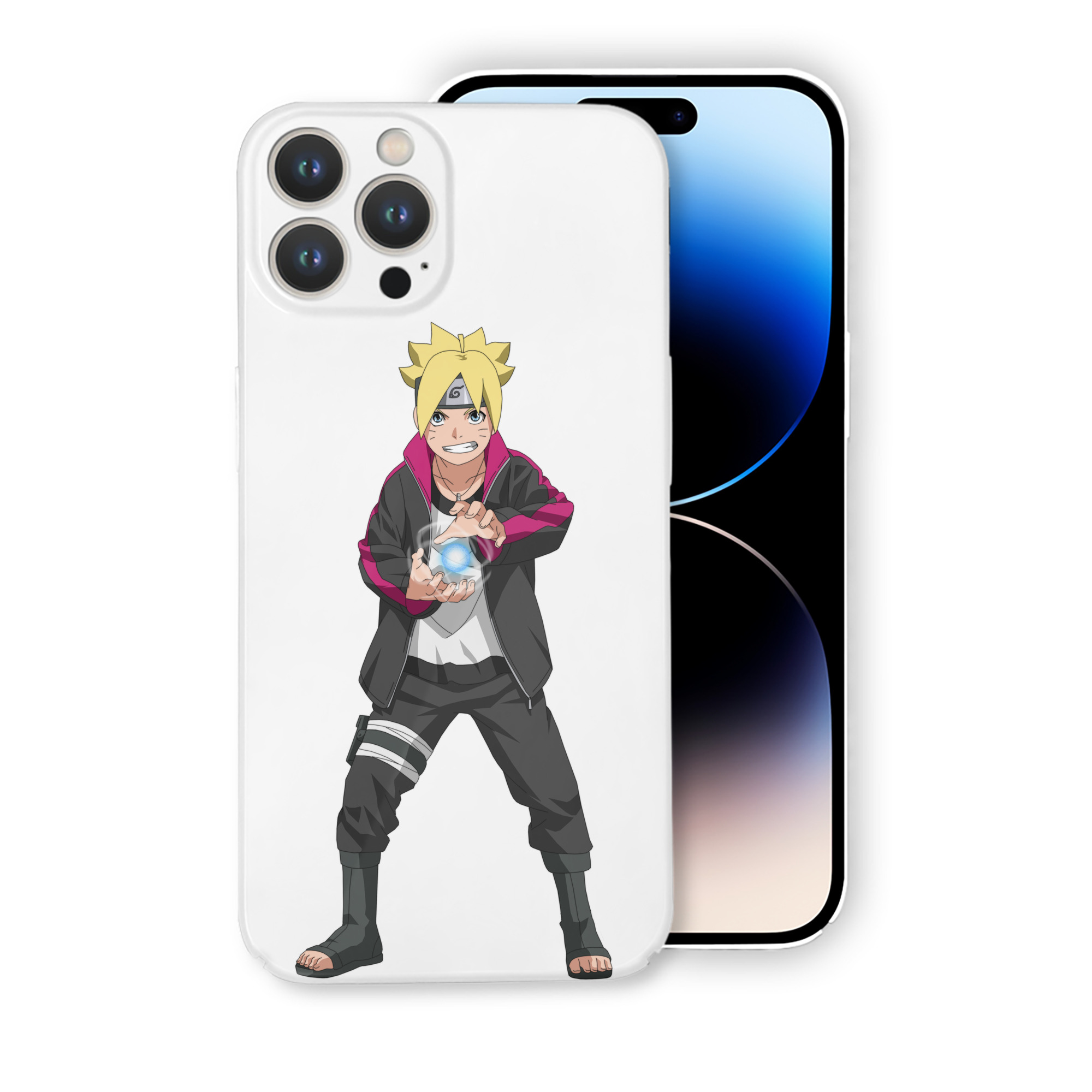 （画像用） NARUTO -ナルト- うずまき ボルト Uzumaki Boruto 【iPhone 14シリーズ対応】ハードケース